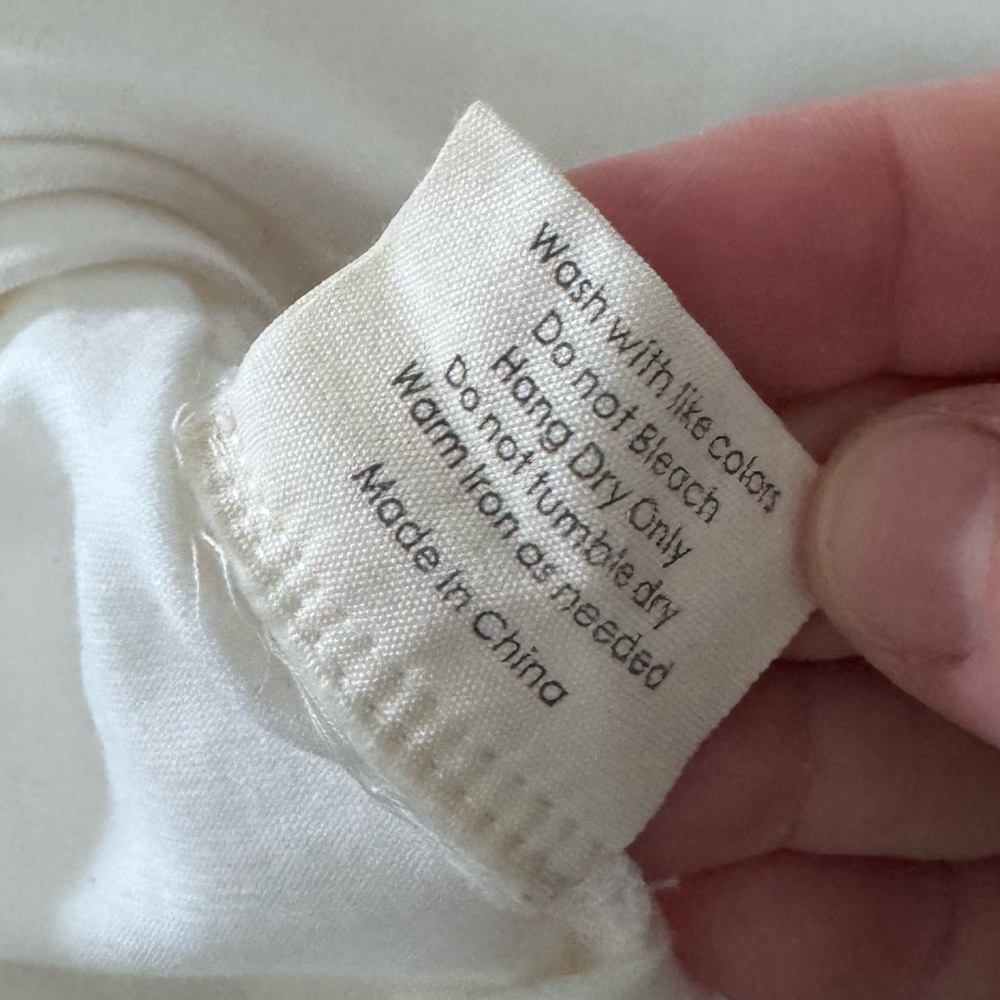 Rachel Parcell white short sleeve ruffle tshirt Size Medium - Picture 10 of 10